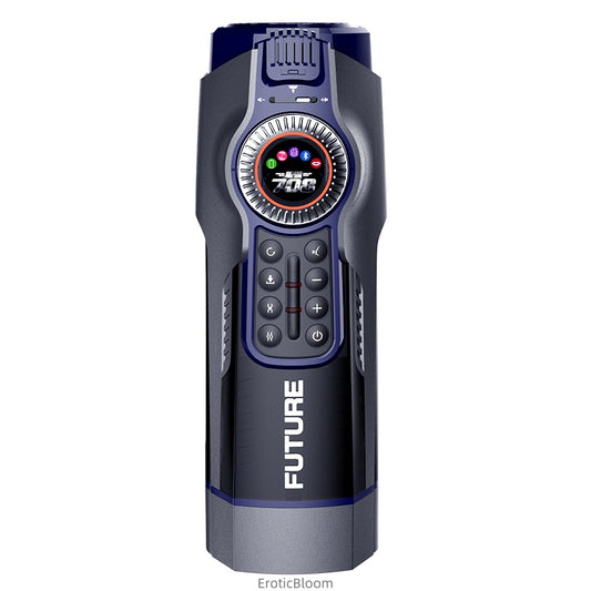 Digital Male Stroker - AI Dual Motor with LCD control panel, smart speed settings, and temperature control for enhanced pleasure and precision.
