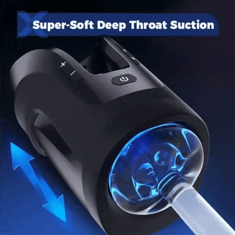 Cannon King Mini KETEN Male Masturbator with 10 modes and 600 strokes per minute, featuring super-soft deep throat suction and 3D textured interior.