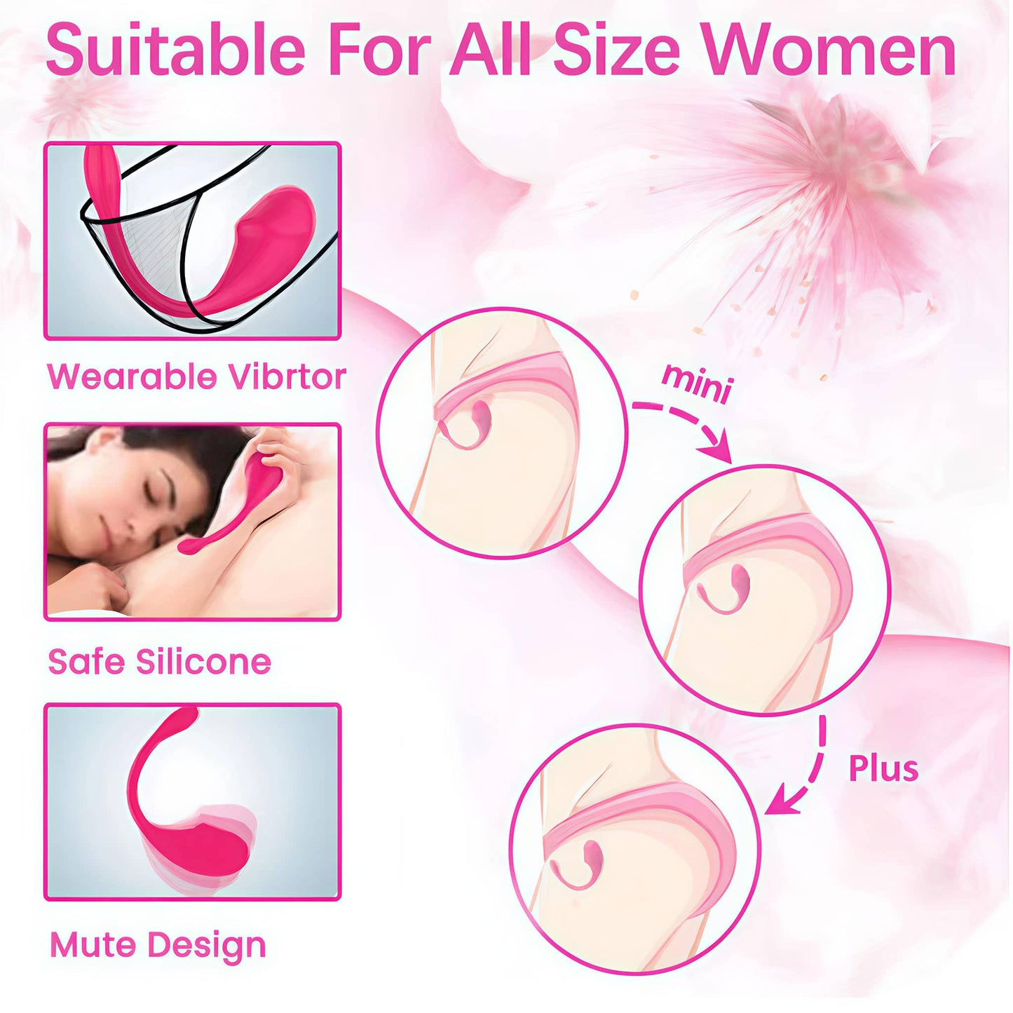 vibrating egg for women all size.

