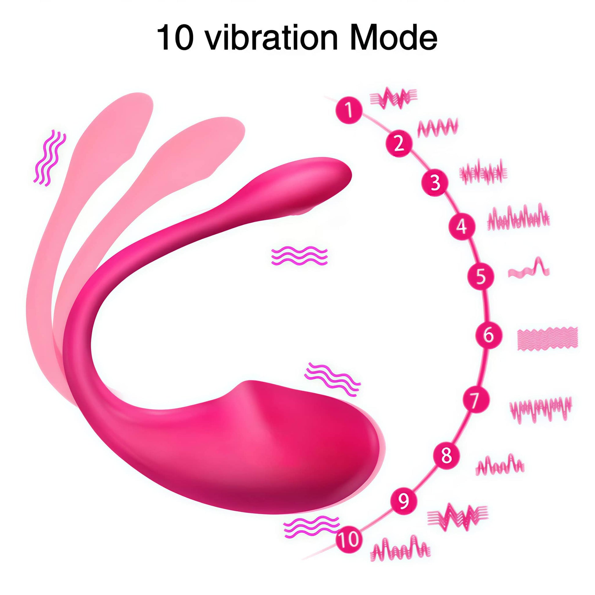 vibrating egg sex toy 10 mode.