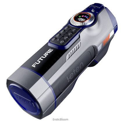 Digital Male Stroker - AI Dual Motor with temperature control, LCD panel, and smart speed settings for enhanced pleasure and precision control.