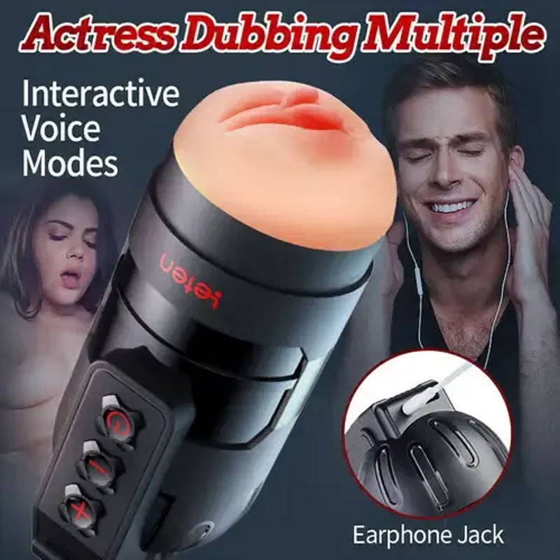 Male Stroker - App-Controlled Pleasure with 10 vibration modes, audio integration, and one-touch boost for immersive solo experiences.