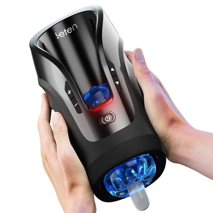 Cannon King Mini KETEN Male Masturbator with 10 modes and 600 strokes per minute, featuring 3D textured technology and compact handheld design.