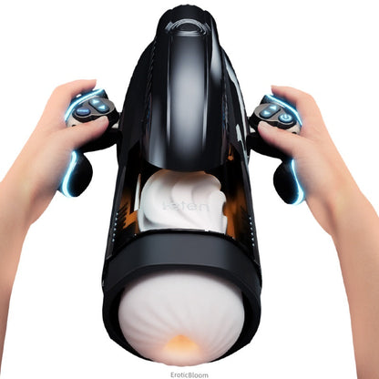 hold in one's hands keten dual action vacuum stroking male trainer 