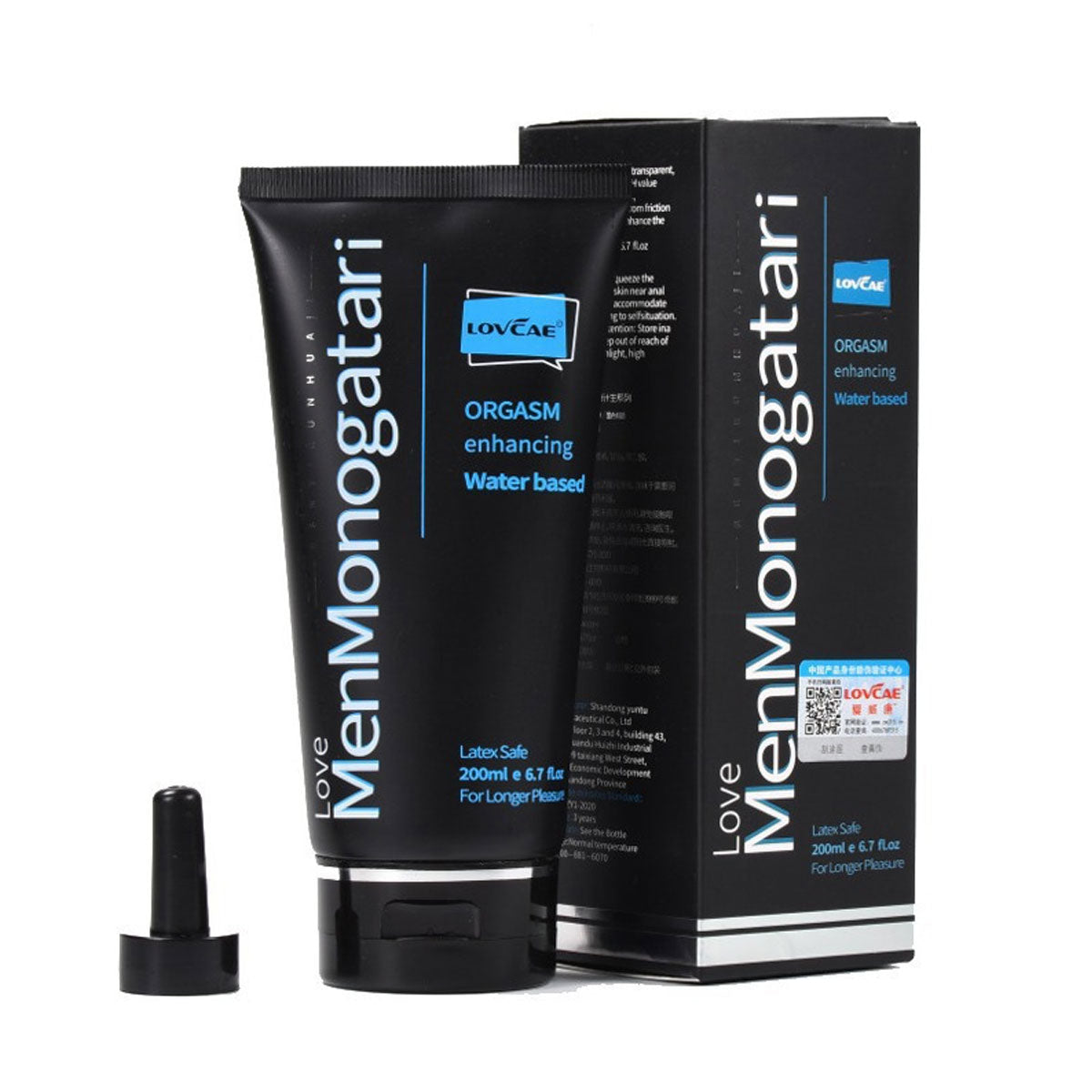 Lovcae MenMonogatari Water-Based Personal Lubricant Gel for Couples - Intimate Moisturizer Bottle